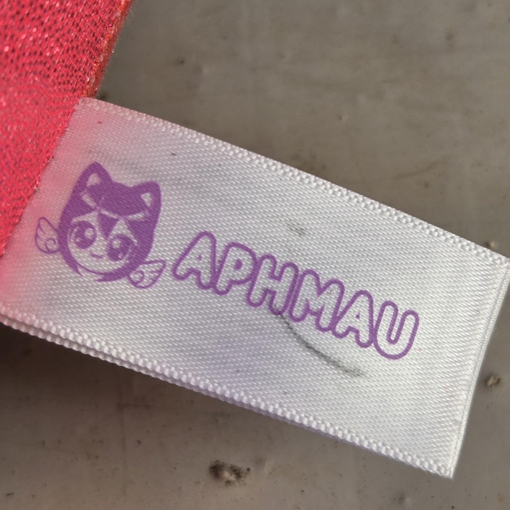 Aphmau MeeMeows LARGE PLUSH 11" RUBY Red Cat‎ Stuffed Animal Embroidered Eyes - Picture 5 of 12